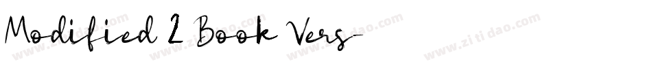 Modified 2 Book Vers字体转换